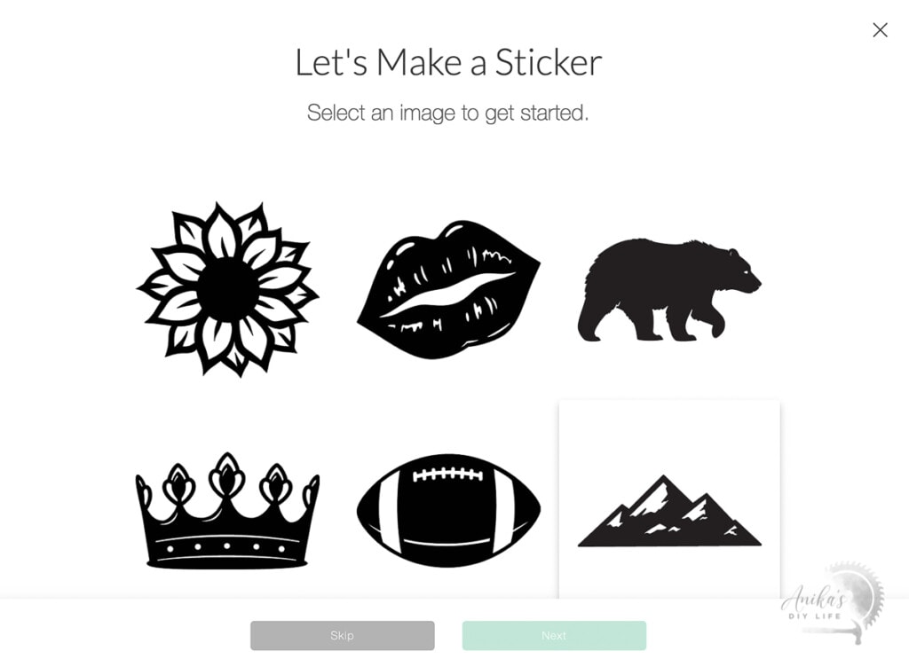 screenshot showing options for trying out the Cricut Maker 3