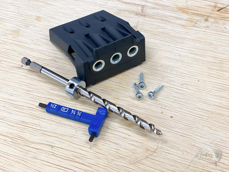Micro drill guide attachment for the Kreg jig 720